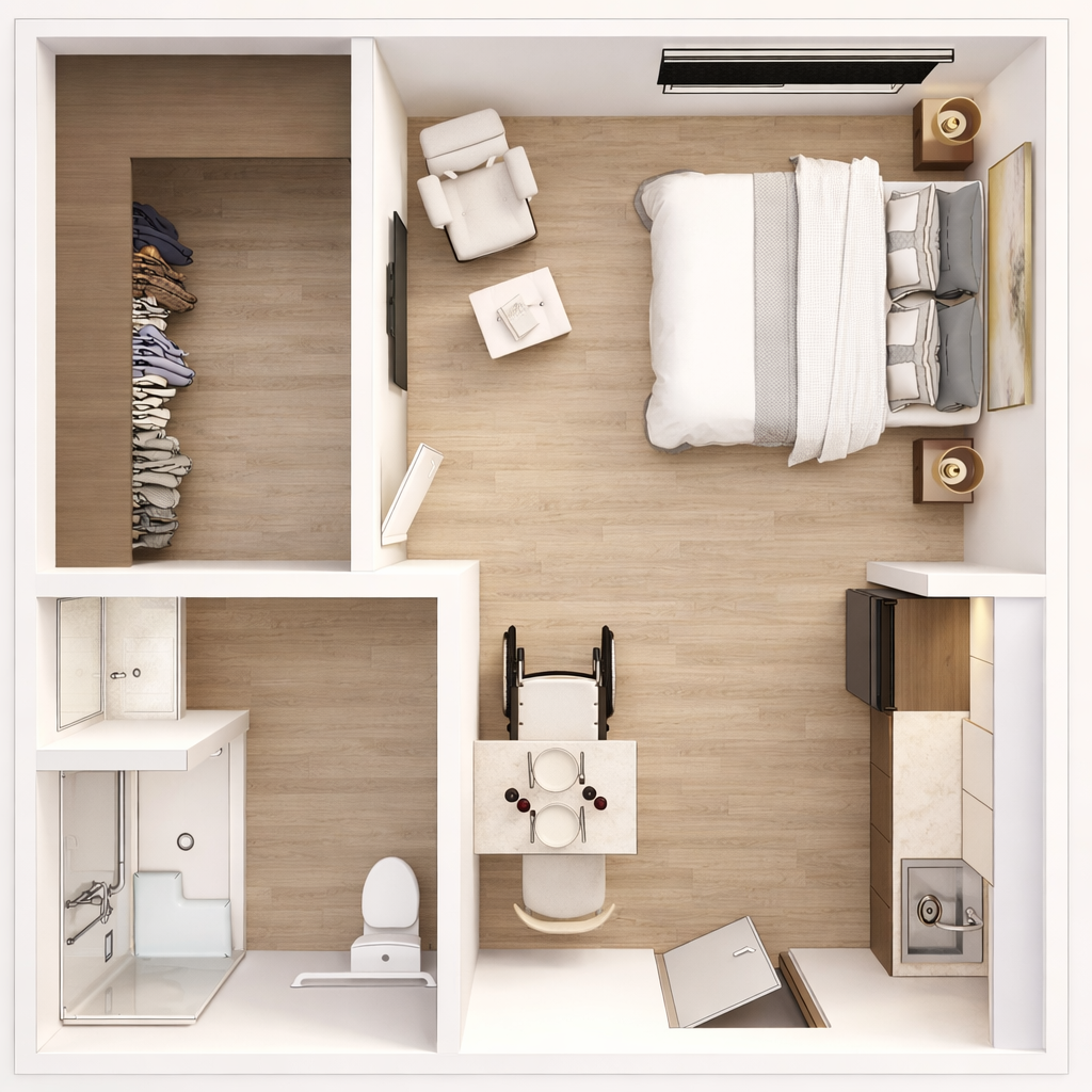 WHEELCHAIR ACCESSIBLE ADU